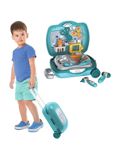 World Tech Toys Roll Dentist Kid's Luggage Playset