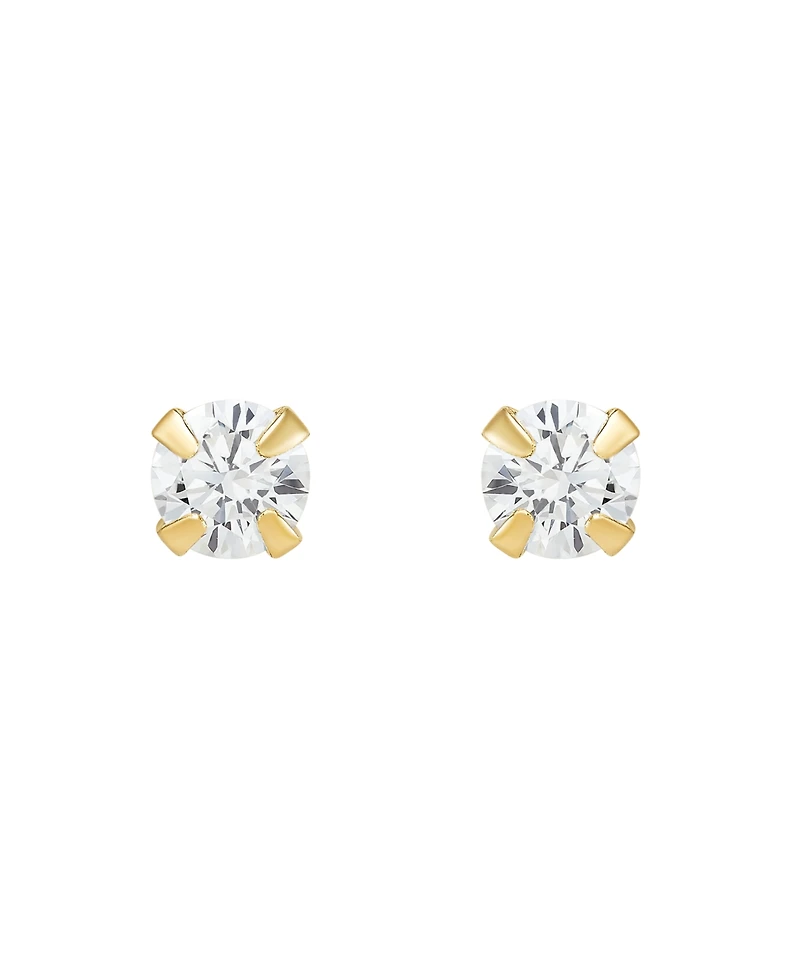 Macy's 2-Piece Stud and Hoop Earrings Set in 10k Yellow Gold