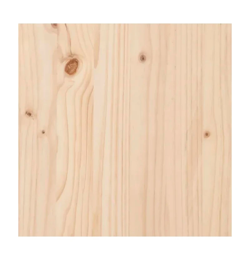 vidaXL Patio Bench Gabion Design 39.4"x40.2"x28.3" Solid Wood Pine