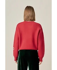 English Factory Women's Manhattan Cocktail Sweater