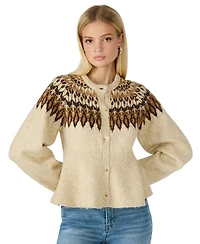 Steve Madden Women's Kyndra Button Front Cardigan Sweater