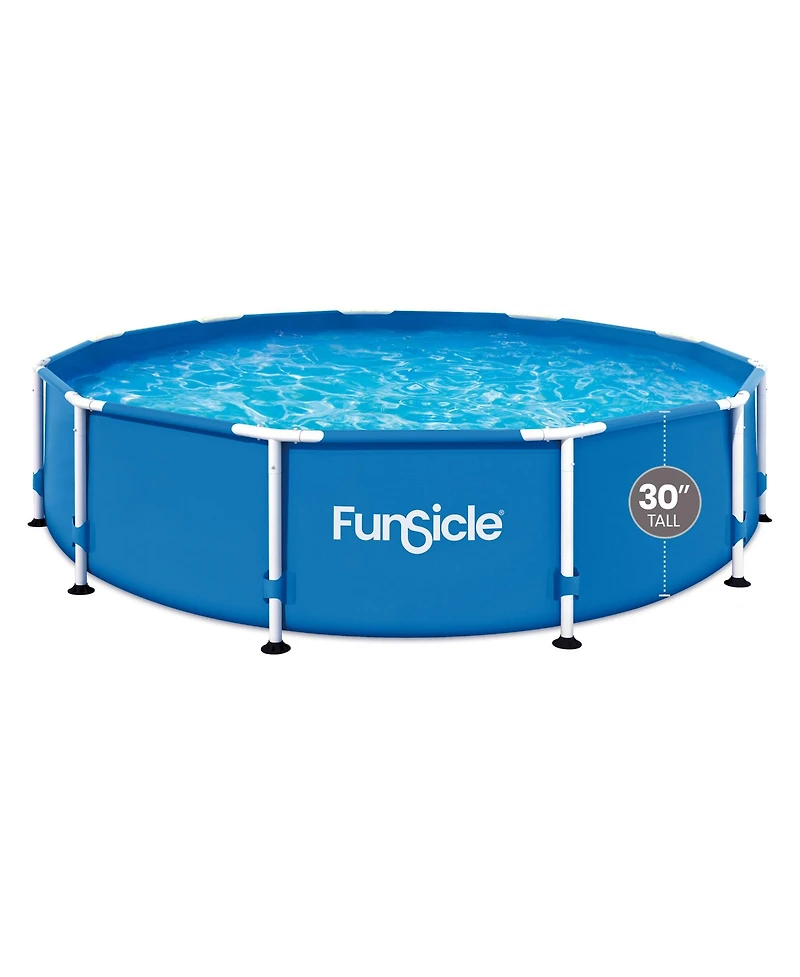 Funsicle 12' x 30" Outdoor Activity Round Frame Above Ground Swimming Pool Set