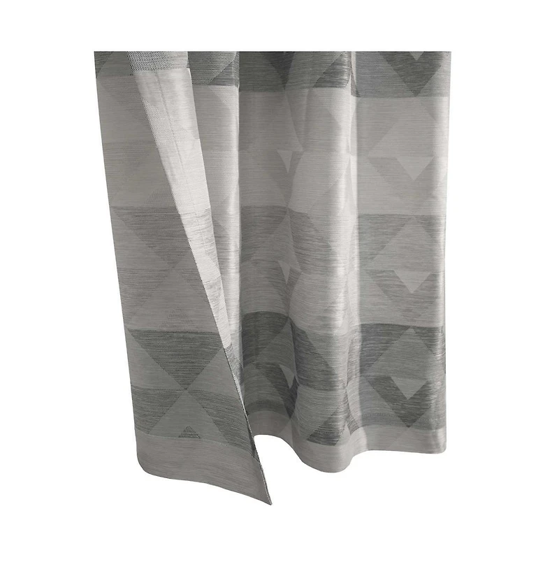 Legacy Commonwealth Jackson Grommet Curtain Panel - 52x84", Natural Grey