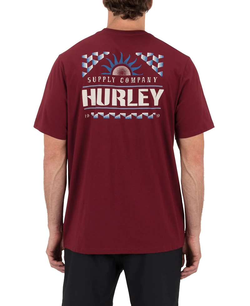 Hurley Men's The Rise Short-Sleeve Crewneck T-Shirt