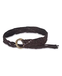 Frye Women's 40MM Woven Fringe Belt