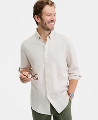 Club Room Men's Regular-Fit Plaid Flannel Shirt, Created for Macy's