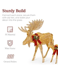 Best Choice Products 2-Piece Moose Lighted