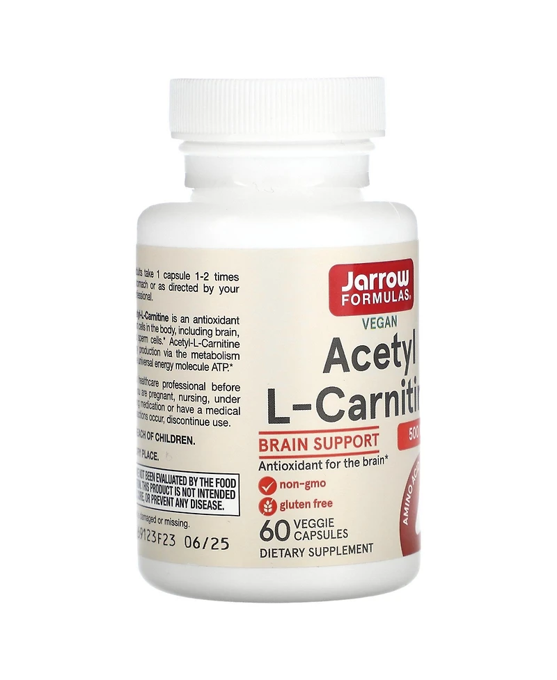Jarrow Formulas Acetyl L-Carnitine 500 mg