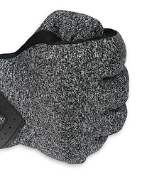 Isotoner Women's Spandex Touchscreen Gloves with Chevron Detail