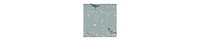 Rlf Home Trend Bird Petticoat Valance Citrine. 3"Rod Pocket, Contrast Bottom fabric. Hand Made Buttons 50"W x 15"L