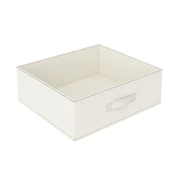 Storage Rack with 4 Fabric Baskets Steel Cream