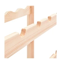 vidaXL Wine Rack for 77 Bottles Pinewood