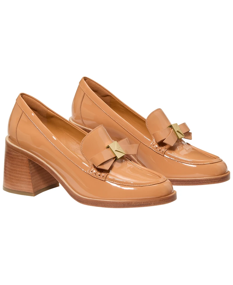 kate spade new york Women's Decorative Bow Block Heel Loafers