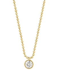 Effy Collection Certified Lab Grown Diamond Necklace (1 ct. t.w.) in 14k Yellow Gold