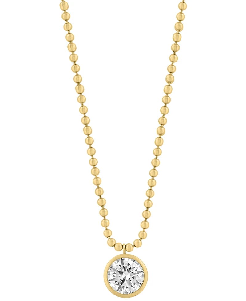 Effy Collection Certified Lab Grown Diamond Necklace (2 ct. t.w.) in 14k Yellow Gold