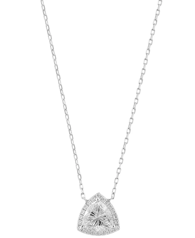Effy Collection Certified Lab Grown Diamond Necklace (1-9/10 ct. t. w.) in 14k White Gold