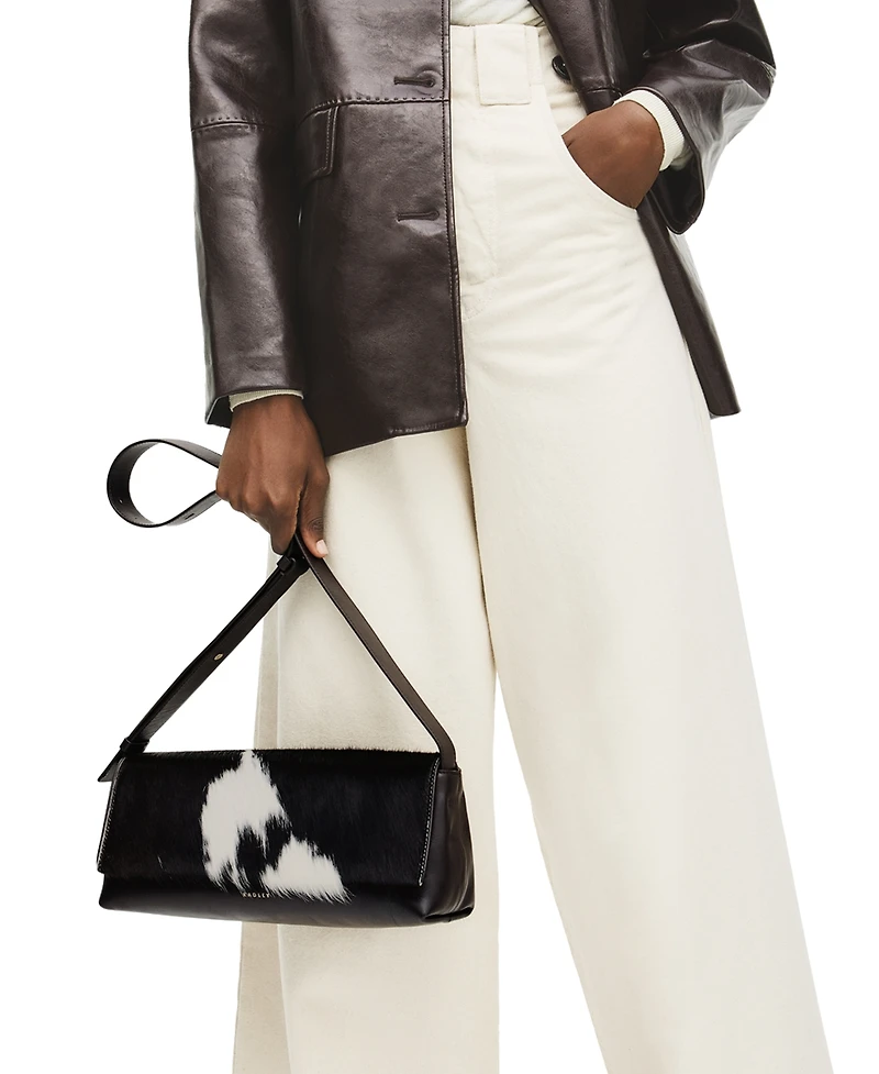 Radley London Annabel Row Hair On Flap-Over Shoulder Bag