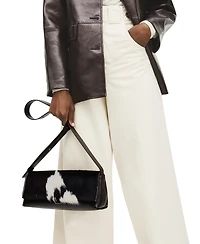 Radley London Annabel Row Hair On Flap-Over Shoulder Bag