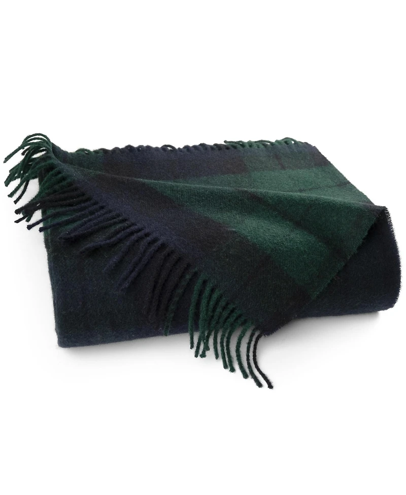 Prince of Scots Highland Tweeds Shetland Lambswool Throw, 55 " x 72"