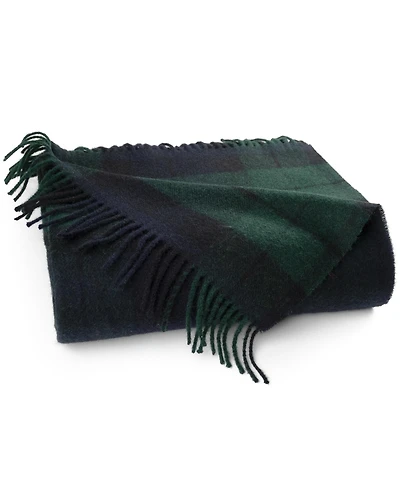 Prince of Scots Highland Tweeds Shetland Lambswool Throw, 55 " x 72"