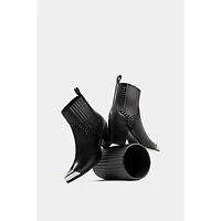 Dante Women's Exclusive Leather Ankle Boots Firehouse With Metal Tip