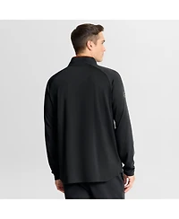 Fanatics Men's Black Philadelphia Flyers Authentic Pro Rink Training Quarter-Zip Pullover Hoodie