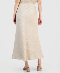 Eileen Fisher Women's Silk Textured Pull-On Skirt