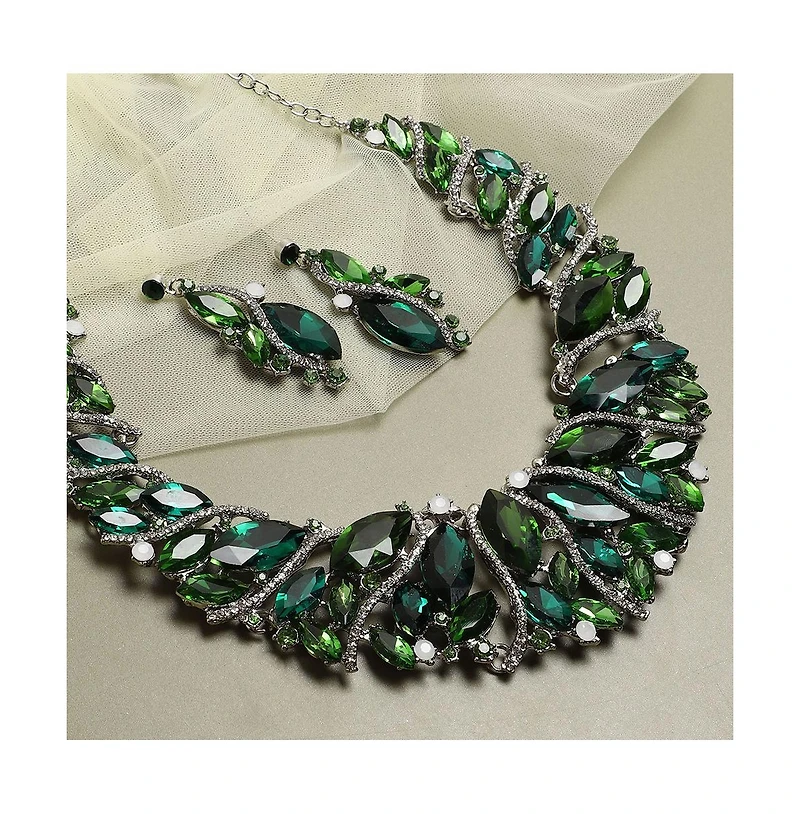 Sohi Rhinestones -Plated Jewellery Set