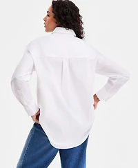 On 34th Women's Cotton Relaxed-Fit Blouse, Macy's Exclusive