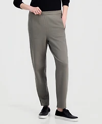 Eileen Fisher Women's Garment-Dyed Slouchy Terry Ankle Pants, Regular And Plus