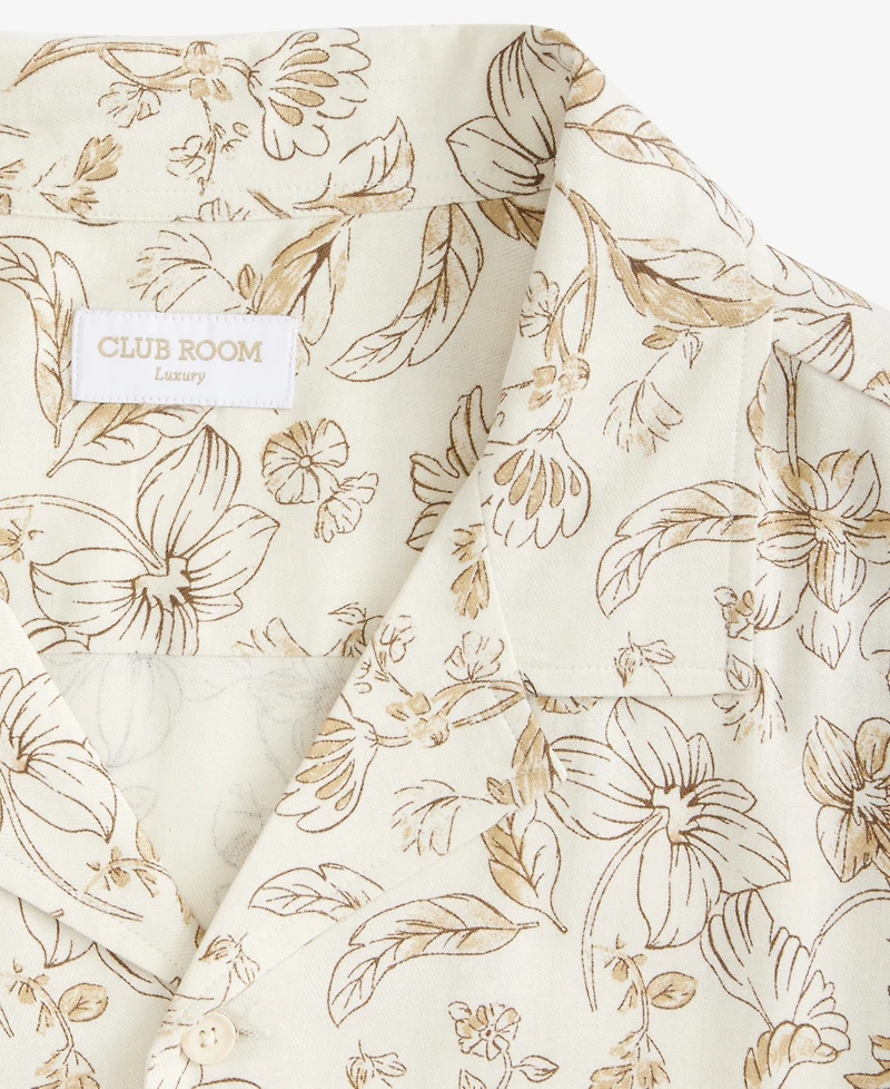 Club Room Men's Jack Line Printed Short-Sleeve Shirt, Macy's Exclusive