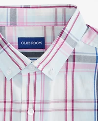 Club Room Men's Ian Plaid Poplin Short-Sleeve Shirt, Macy's Exclusive
