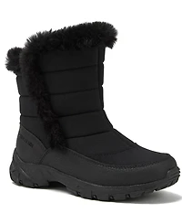 Lands' End Kids Expedition Faux Fur Waterproof Puffer Snow Boots