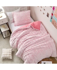 Coma Inducer Oversized Comforter Set - Strawberry Pink