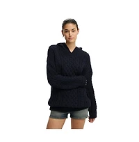 Cotton On Women's Oversized Cable Hoody
