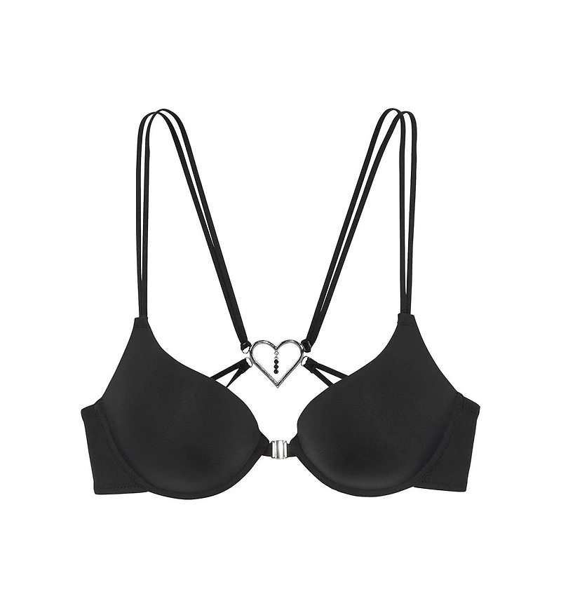Lascana Women's Strappy Heart Push Up Bra