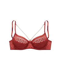 Lascana Women's Chain Detail Lace Bra