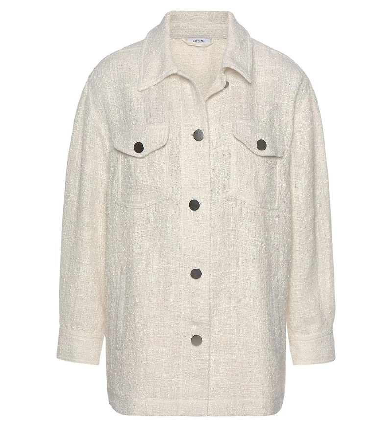 Lascana Women's Boucle Shirt Jacket