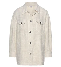Lascana Women's Boucle Shirt Jacket