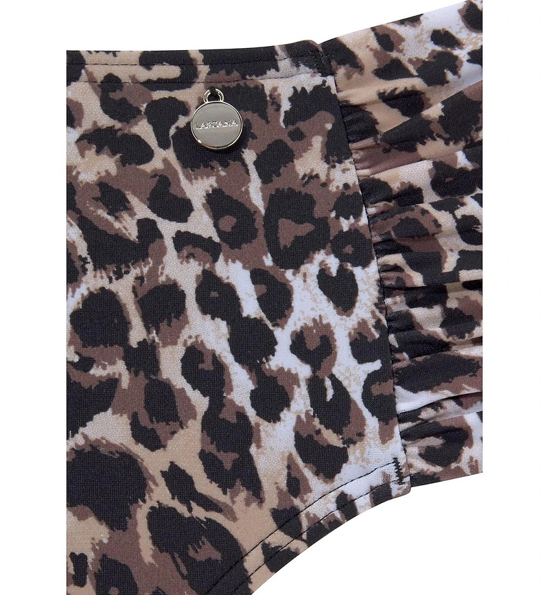 Lascana Women's Print Mid Rise Bikini Swimsuit Bottom