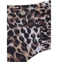 Lascana Women's Print Mid Rise Bikini Swimsuit Bottom