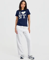 Grayson Threads, The Label Juniors' I Love Ny Polka Dot T-Shirt