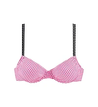 Lascana Women's Gingham Underwire Bikini Swimsuit Top Bra Sizing