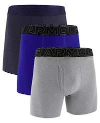 Under Armour Men's 3-Pack Performance Tech Mesh 6" Boxer Briefs