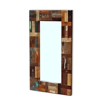 vidaXL Mirror Solid Reclaimed Wood 31.5"x19.7"