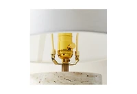 Z Gallerie Arden Travertine Table Lamp