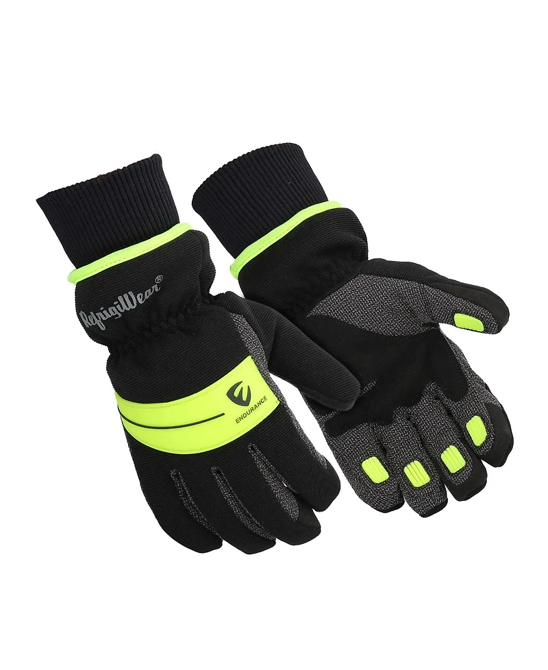 RefrigiWear Men's Endurance Touchscreen Grip Freezer Glove – -20°F Rated, Hi-Vis Accented, Reinforced Palm