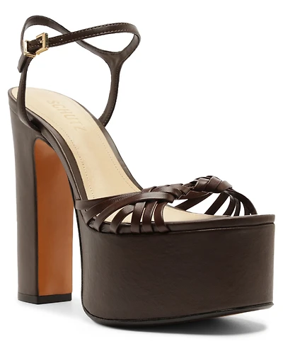 Schutz Women Tara Platform Block Heel Sandals