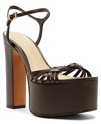 Schutz Women Tara Platform Block Heel Sandals