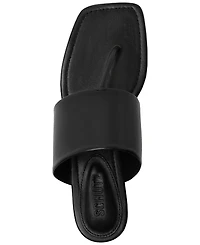 Schutz Women's Martha Square Toe Flat Sandals
